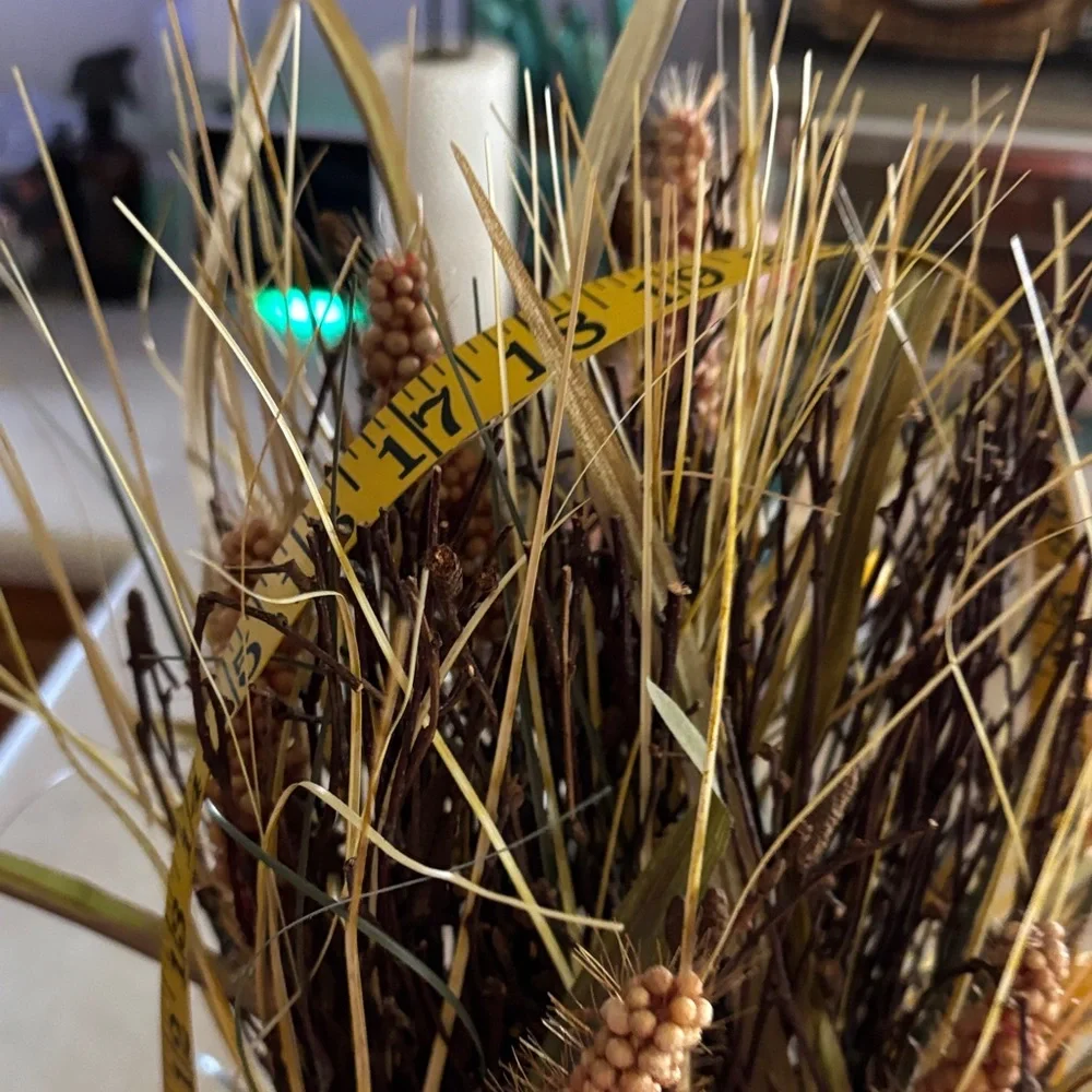Hallmark Faux Floral Arrangement with Brown and Tan Accents